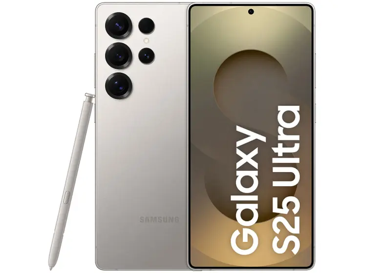 Galaxy S25 Ultra Cinza Titânio - 512GB / 12RAM