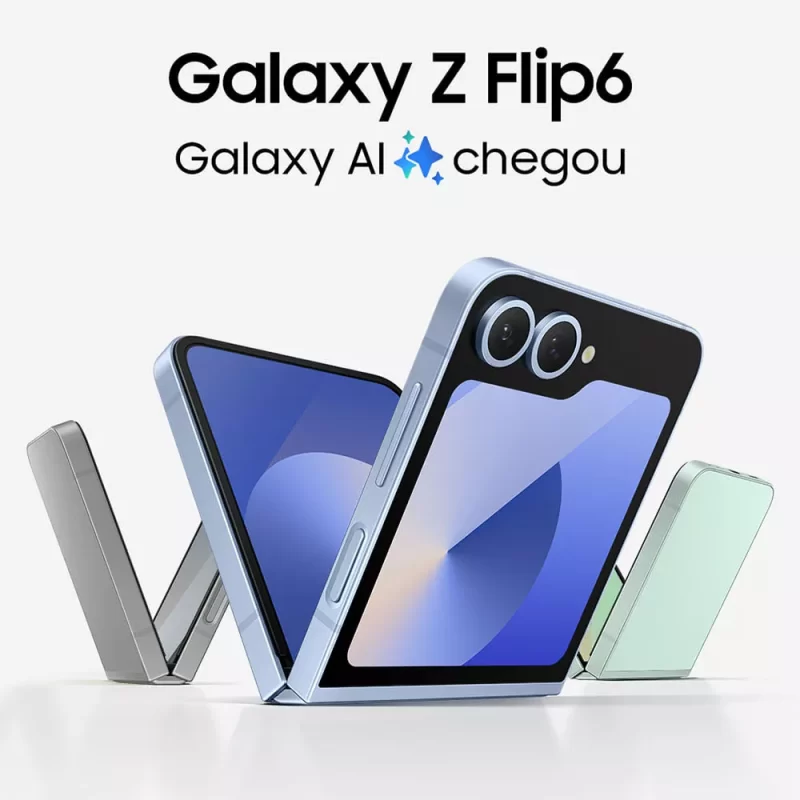 Galaxy Z Flip 6 Cinza - 256GB/12RAM