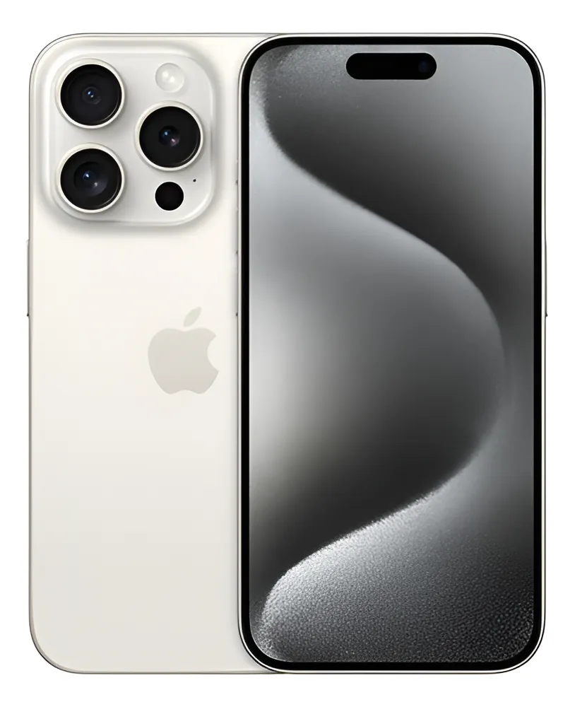 iPhone 15 Pro Max White Titanium - 256GB 88% (Seminovo)