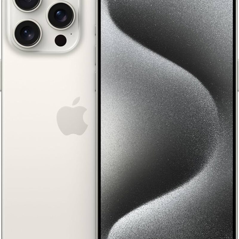 iPhone 15 Pro White Titanium - 128GB (Lacrado - CPO)
