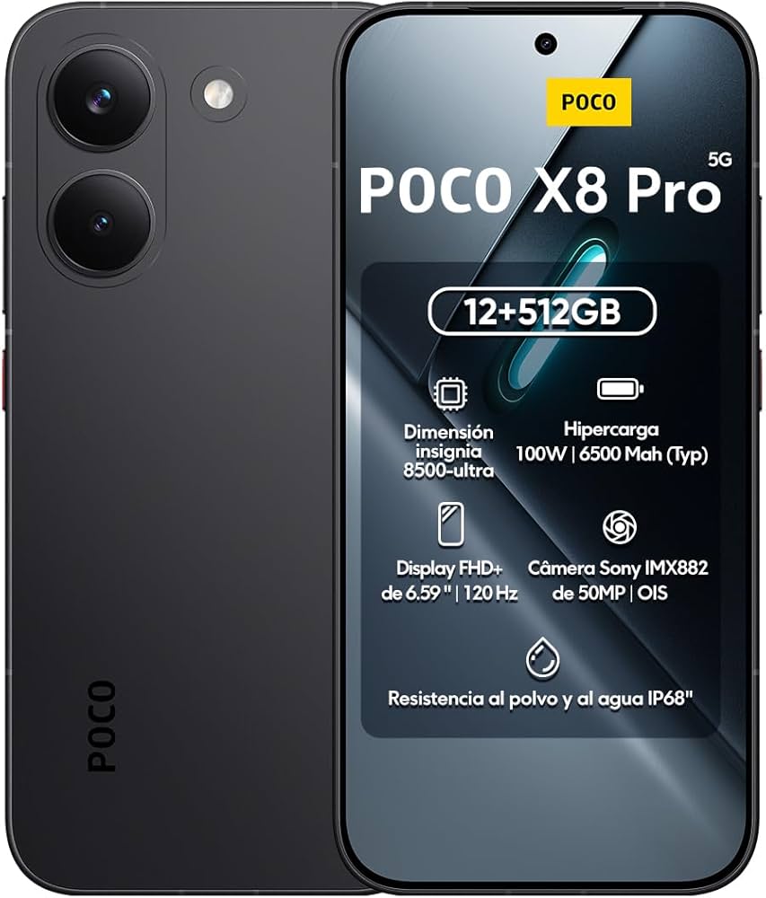 Poco X8 Pro Black - 512GB / 12RAM (Lacrado)