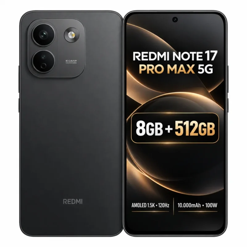 LANÇAMENTO Redmi Note 17 Pro Max 5G Black - 512GB/8RAM (Lacrado)